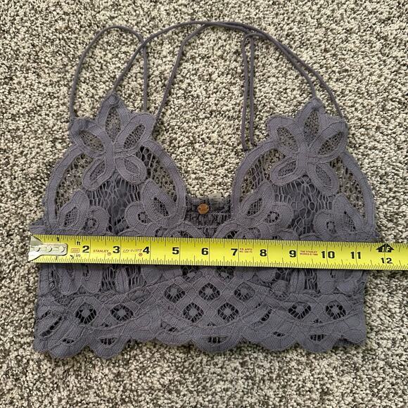Free People One slate purple lace bralette size XS - Picture 8 of 8